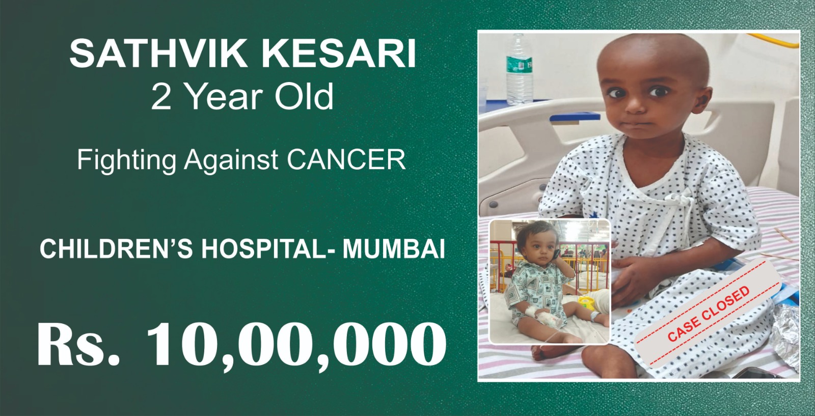 Help For Bone Marrow Transplant Of 2 Yr Old (CASE CLOSED)