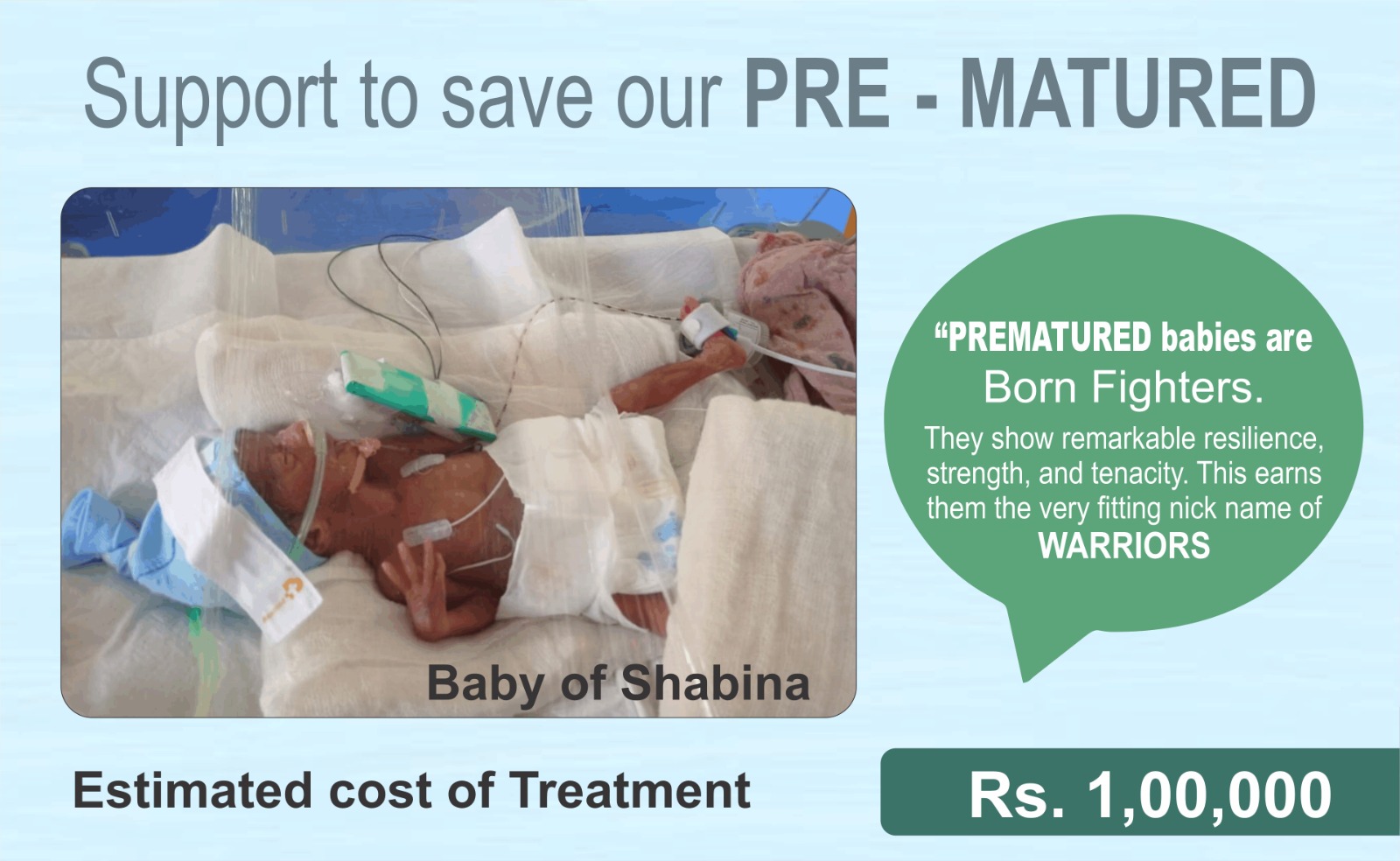 A Premature Baby Boy Is Fighting for His Life – He Needs You 