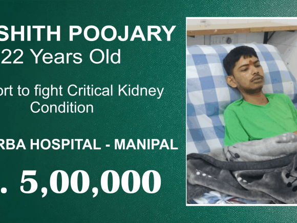 Urgent Medical Fund Appeal for Harshith Poojary 22 yr old  Fighting Serious Kidney Conditions